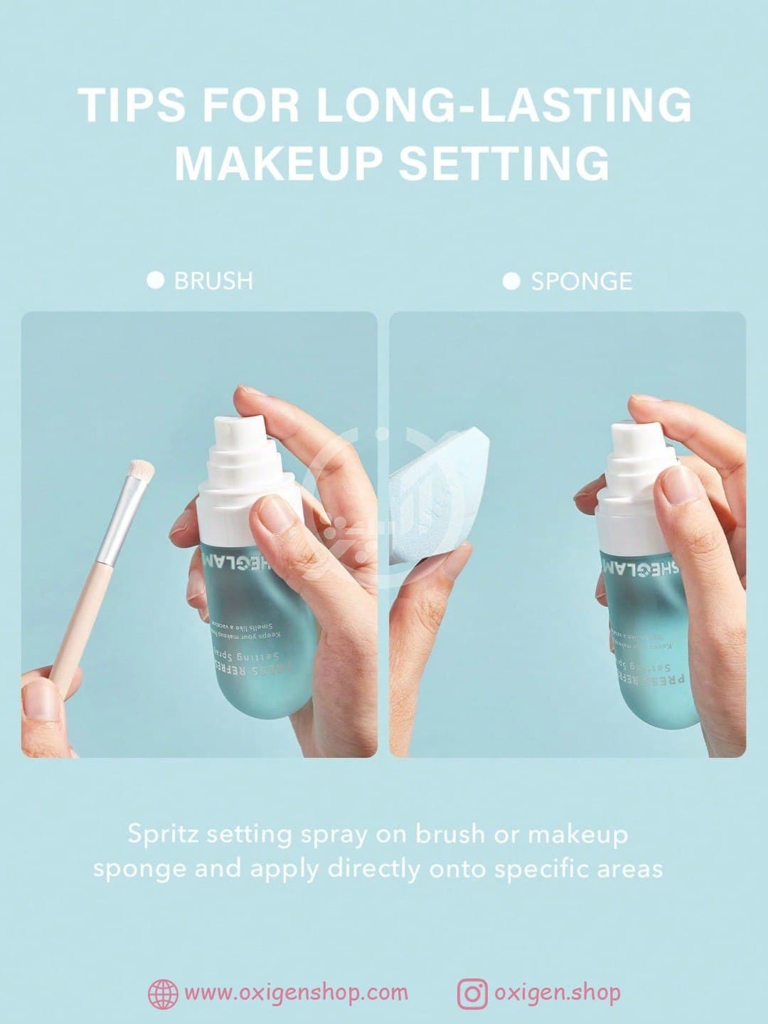 اسپری فیکس شیگلم مدل press refresh اسپری فیکس شیگلم مدل press refresh